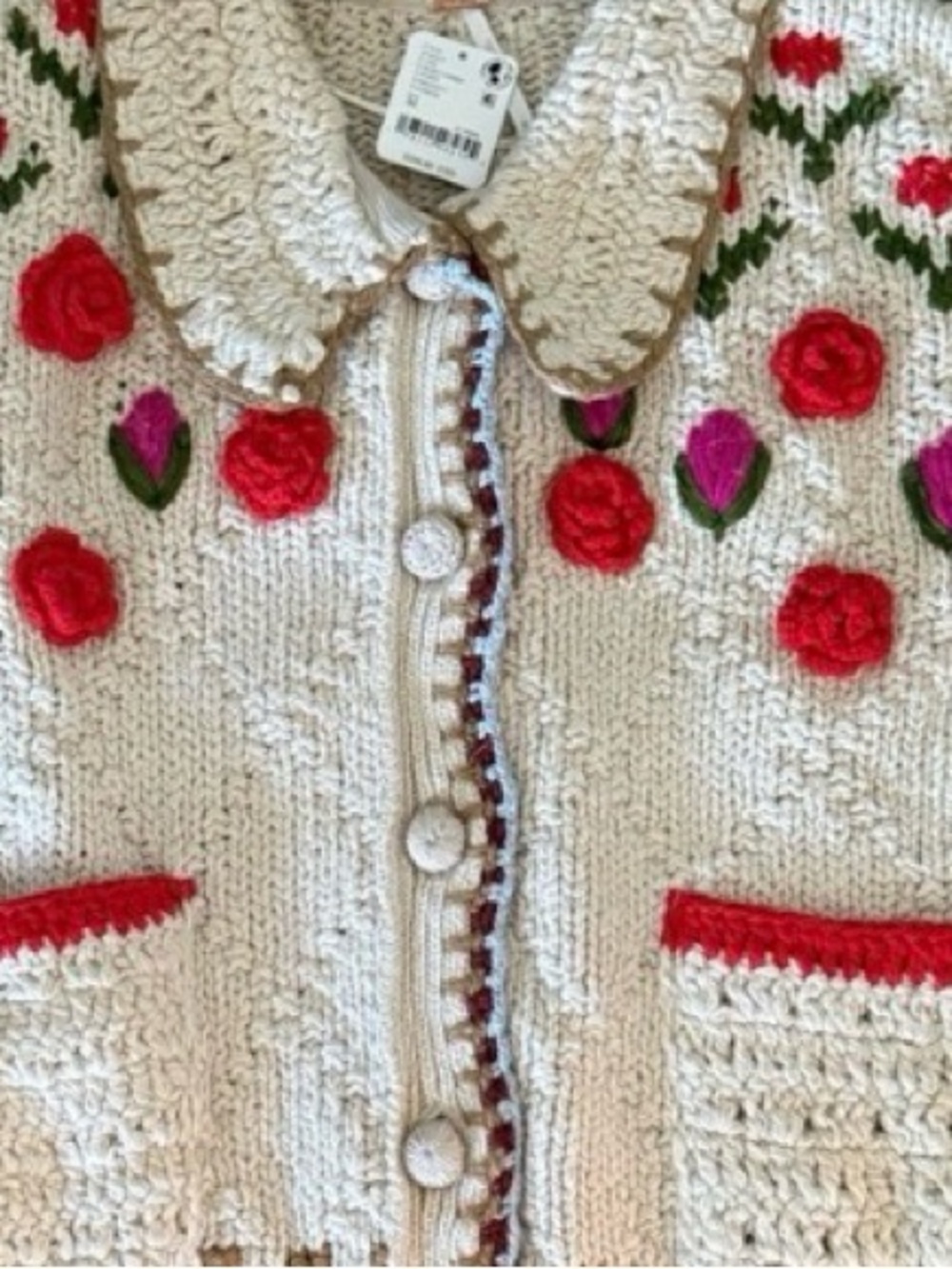 Free People Rosebud Oversize Cardigan - Picture 4 of 4